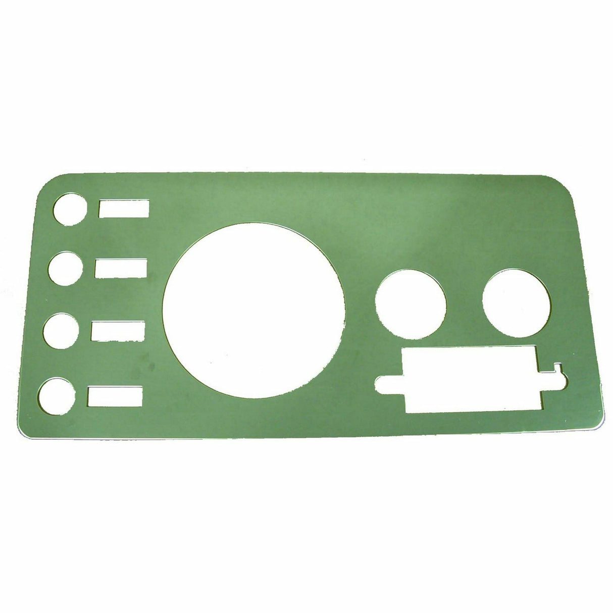 Rugged Ridge - Gauge Cover, Stainless Steel; 76-86 Jeep CJ Models - 11124.01