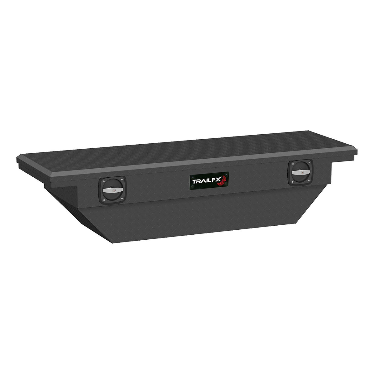 TrailFx - 63 Inch Aluminum Trail Lock® Deep Crossover Toolbox- Matte Black (120633C)
