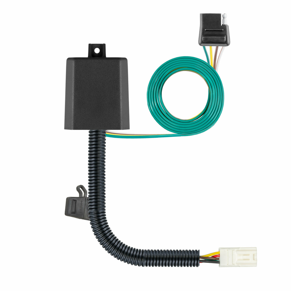 Curt - 56489 Custom Wiring Harness, 4-Way Flat Output, Select Toyota Sienna