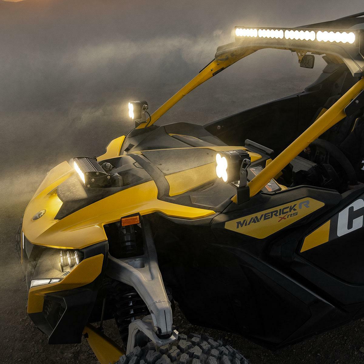 Baja Designs - Baja Designs 448187 Can-Am Maverick R XL Sport A-Pillar Kit