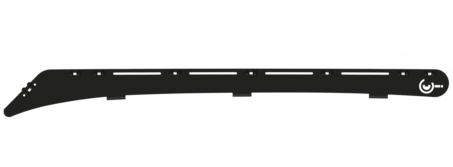 Prinsu - 3rd Gen Toyota Tundra Double Cab Roof Rack | 2022 / 40" cut out / Black - 400-000-012-011