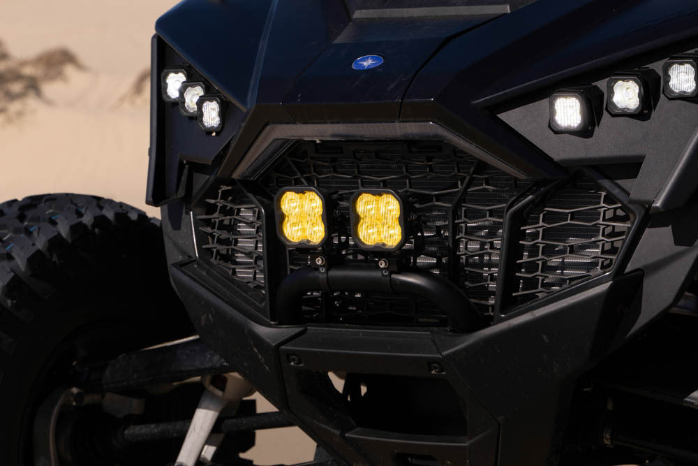 Diode Dynamics -SS3 LED Bumper 1.5 Inch Roll Bar Kit, Pro Yellow SAE Fog (pair) - DD7665 - DD7665