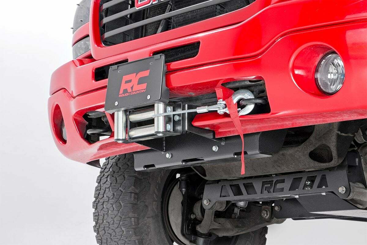 Rough Country 11002 Hidden Winch Mounting Plate - 11002