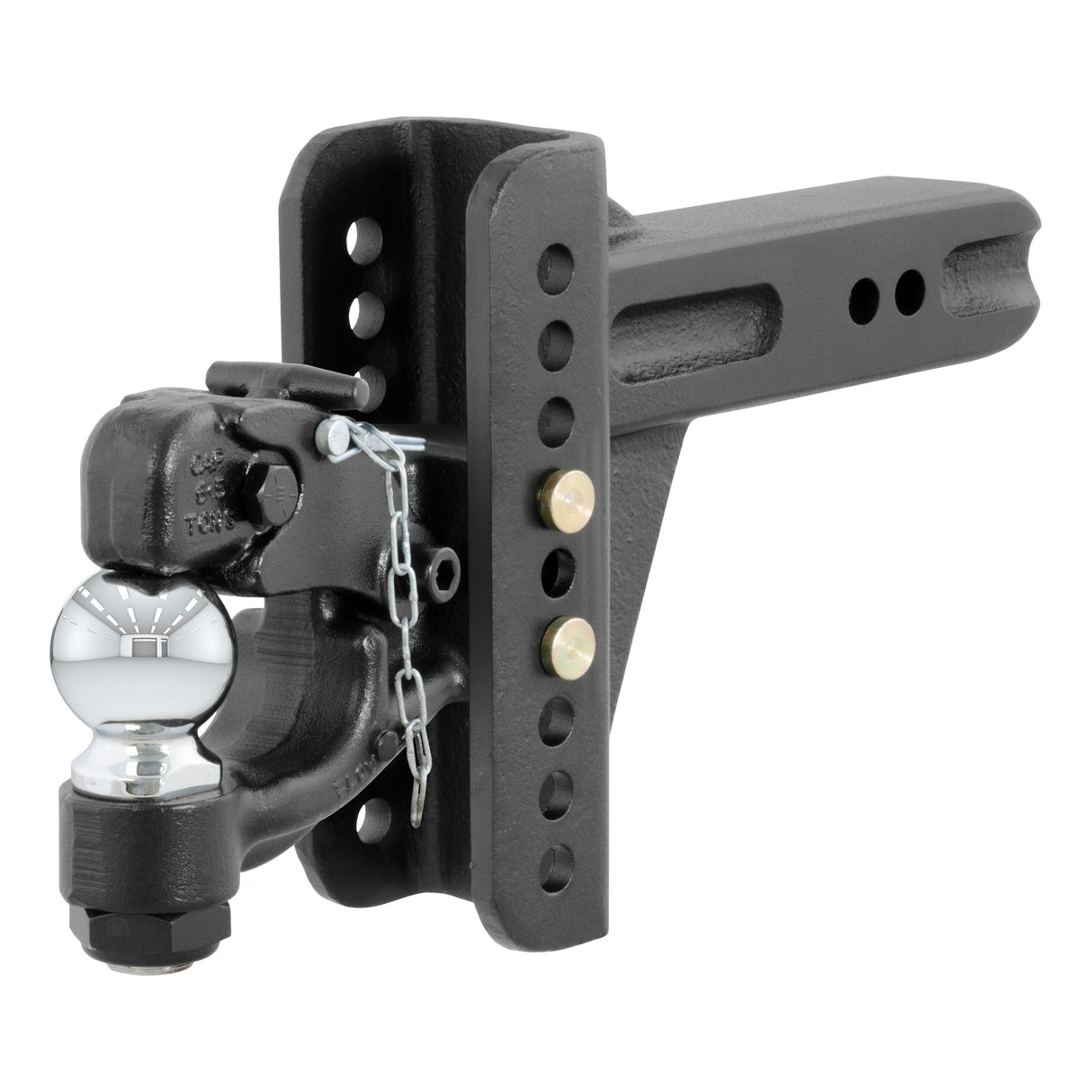 Curt - Adjustable Channel Mount with 2-5/16" Ball & Pintle (2-1/2" Shank, 20,000 lbs.) - 45908