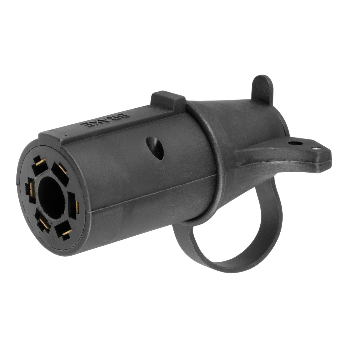 Curt - Adapter (7-Way RV Blade to 6-Way Round Trailer, Center Pin Brake, Packaged) - 57265