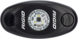 RIGID A-Series LED Light, High Power, Natural White, Black Housing, Single