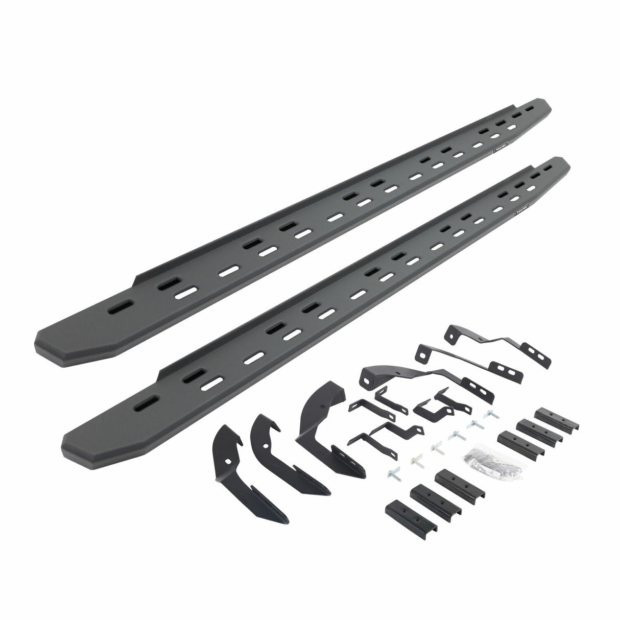 Go Rhino 69604280SPC - RB30 Slim Line Running Boards with Mounting Bracket Kit - Textured Black
