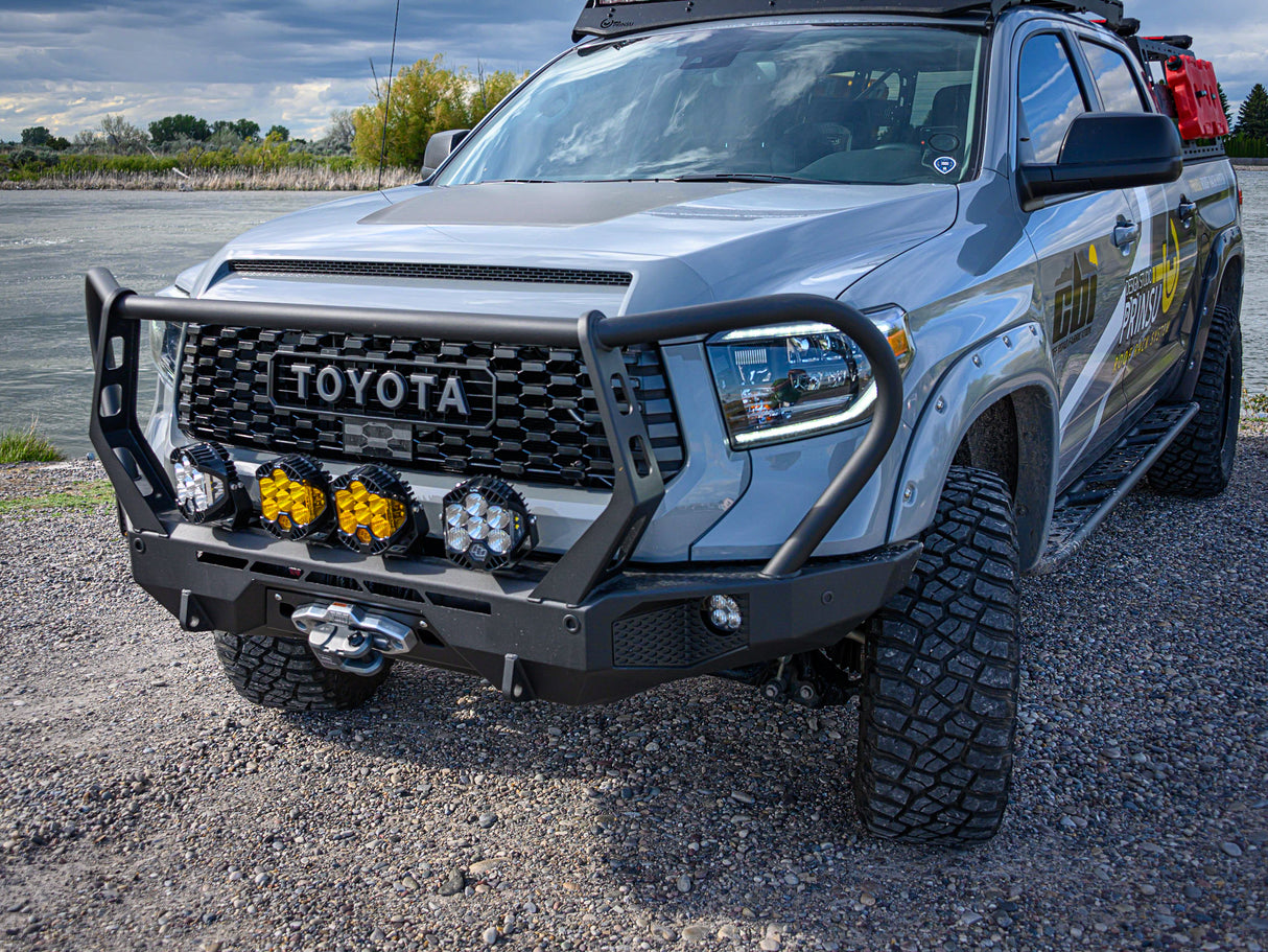 CBI - Tundra Adventure Series Front Bumper | 2014-2021- Bare Metal - 200-000-012-005