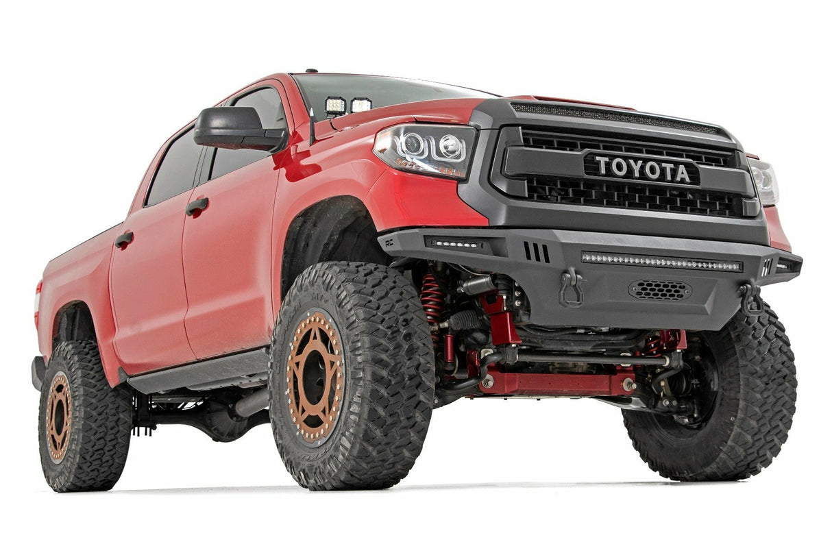 Rough Country - LED Light Kit - Ditch Mount - Dual 2" Black Pairs - Flood - Toyota Tundra (14-21) - 70836