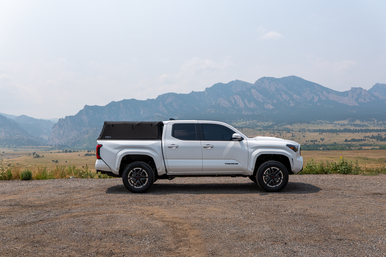 Softopper - Twill Canopy Only - '24-27 Tacoma; For 5 ft. bed (Premium Black Twill; Clear Front Window and Tinted Rear Window) - SC-TC60C-BTN