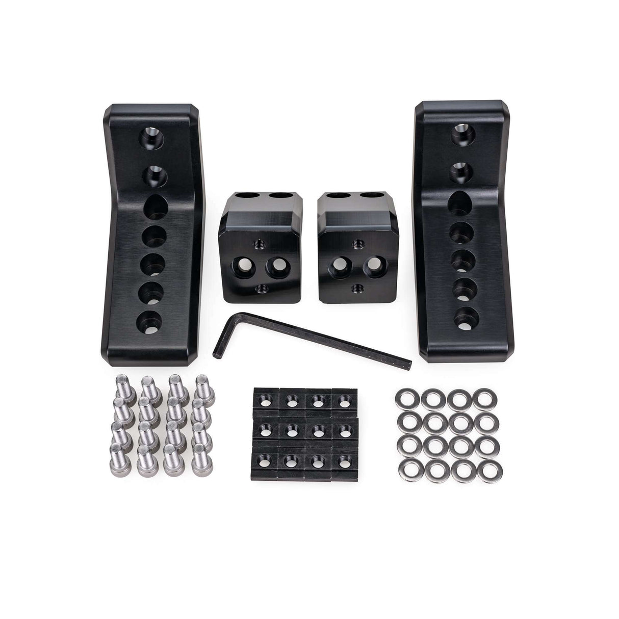 Kuat - Ibex Crossbar Riser Single Pair - Black - AIXCSBR