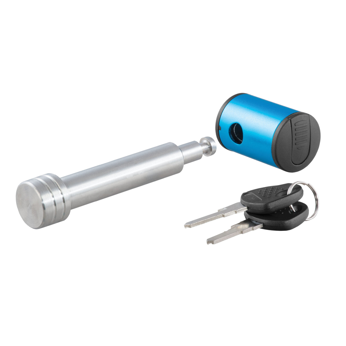 Curt - 5/8" Hitch Lock (2" Receiver, Right-Angle, Stainless) - 23502