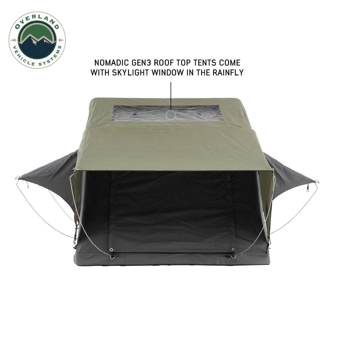 Overland Vehicle Systems - Extended Roof Top Tent - The Perfect 4 Person Roof Top Tent - 18349936