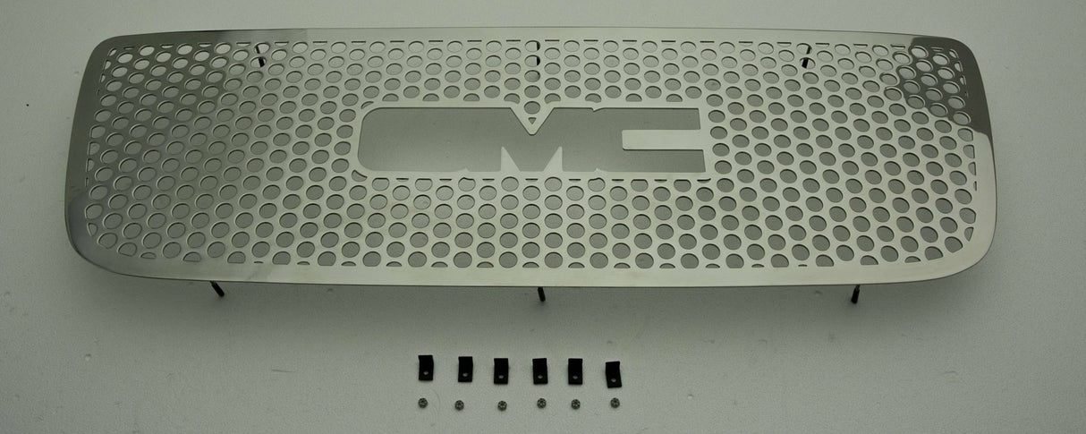 T-Rex Grilles - T-Rex Grilles 54317 Upper Class Grille, Polished, Stainless Steel, 1 Pc, Overlay - 54317