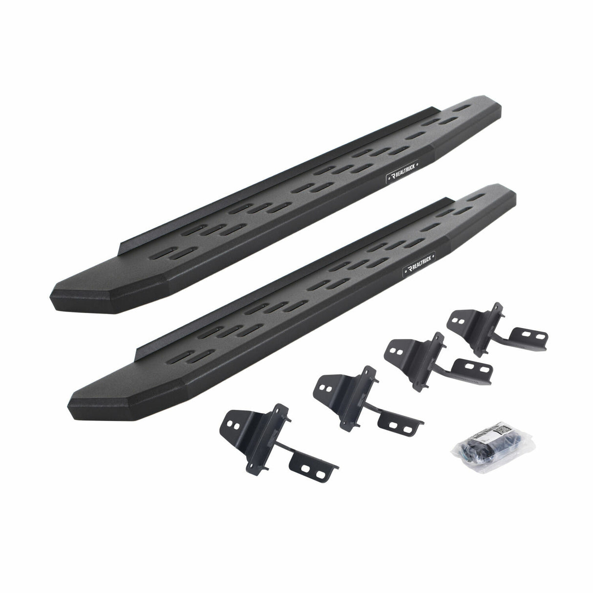 Go Rhino 69692648PC - RB30 Running Boards with Mounting Bracket Kit - Textured Black