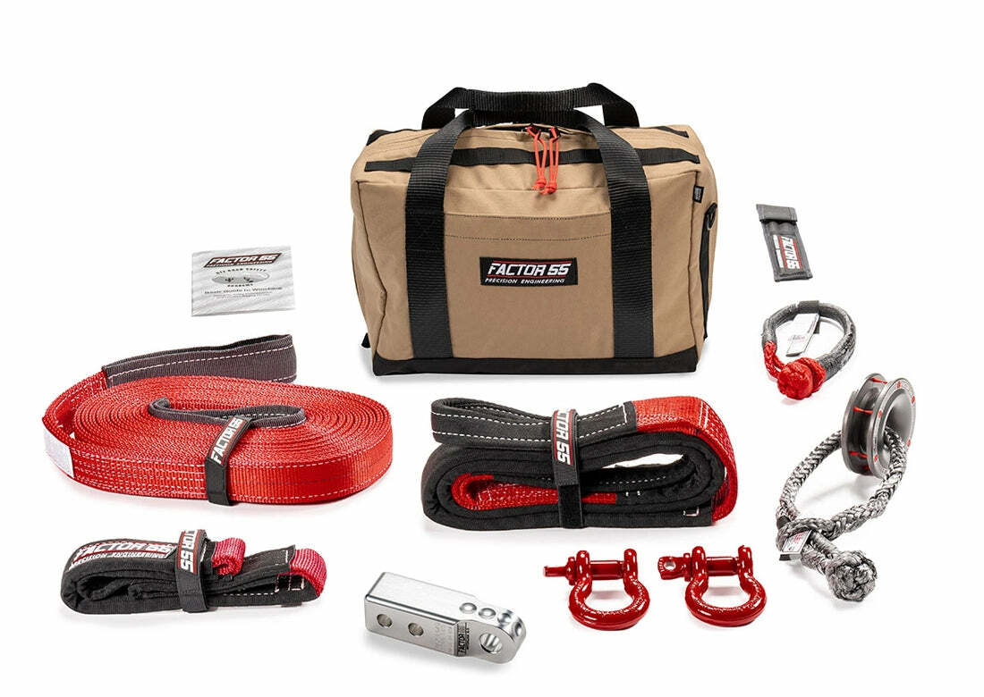 Factor55 - Vehicle Recovery Kit, Sawtooth – Medium - Silver - 00475-05-MEDIUM