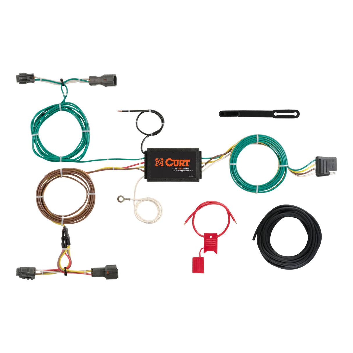 Curt - Custom Wiring Harness, 4-Way Flat Output, Select Kia Sorento - 56256