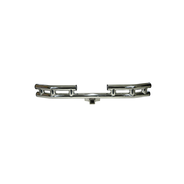 Rugged Ridge - Rugged Ridge 11522.01 Tube Bumper, Rear, 3 Inch, Stainless Steel; 55-06 CJ/Wrangler YJ/TJ - 11522.01