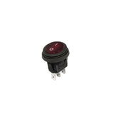 KC Hilites - KC Illuminated LED Rocker Light Switch - Red - KC #3113 - 3113