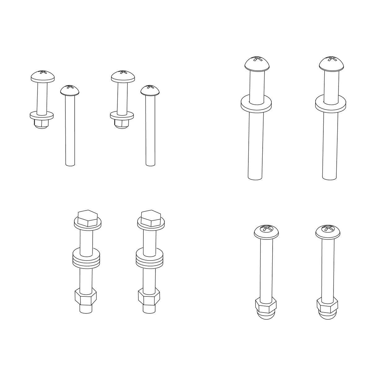 Thule - Body Replacement Hdw Kit Sport - 1540105056