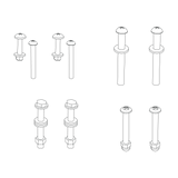 Thule - Body Replacement Hdw Kit Sport - 1540105056