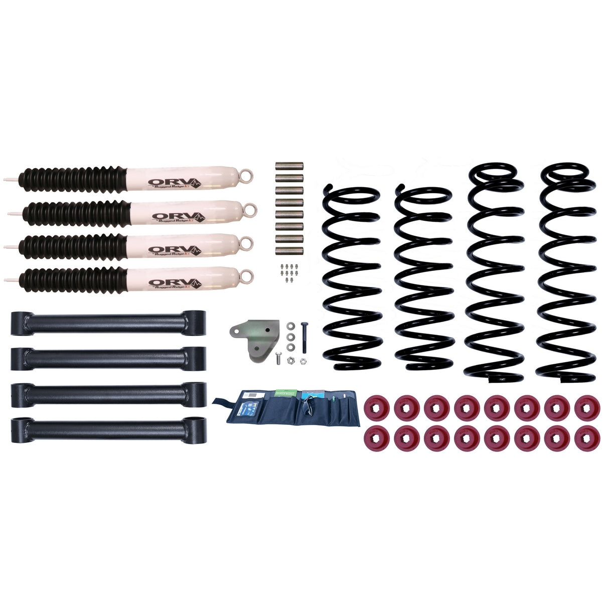 3 Inch Lift Kit with Shocks; 93-98 Jeep Grand Cherokee ZJ