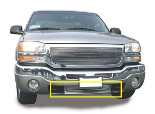 T-Rex Grilles - 1 Pc Horizontal Aluminum Billet Bumper Grille Bolt-On - 25202