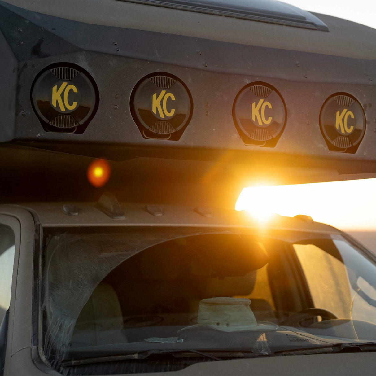 KC HiLiTES 5206 SlimLite 8" LED - Light Cover - Black