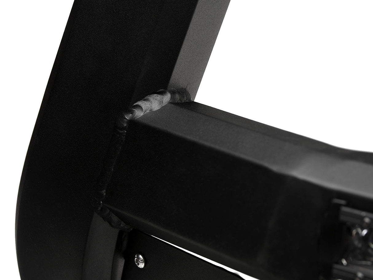 Armordillo 2001-2007 Toyota Sequoia AR Series Bull Bar W/LED - Matte Black W/Aluminum Skid Plate