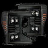 AlphaRex 880340 Projector Headlights Black