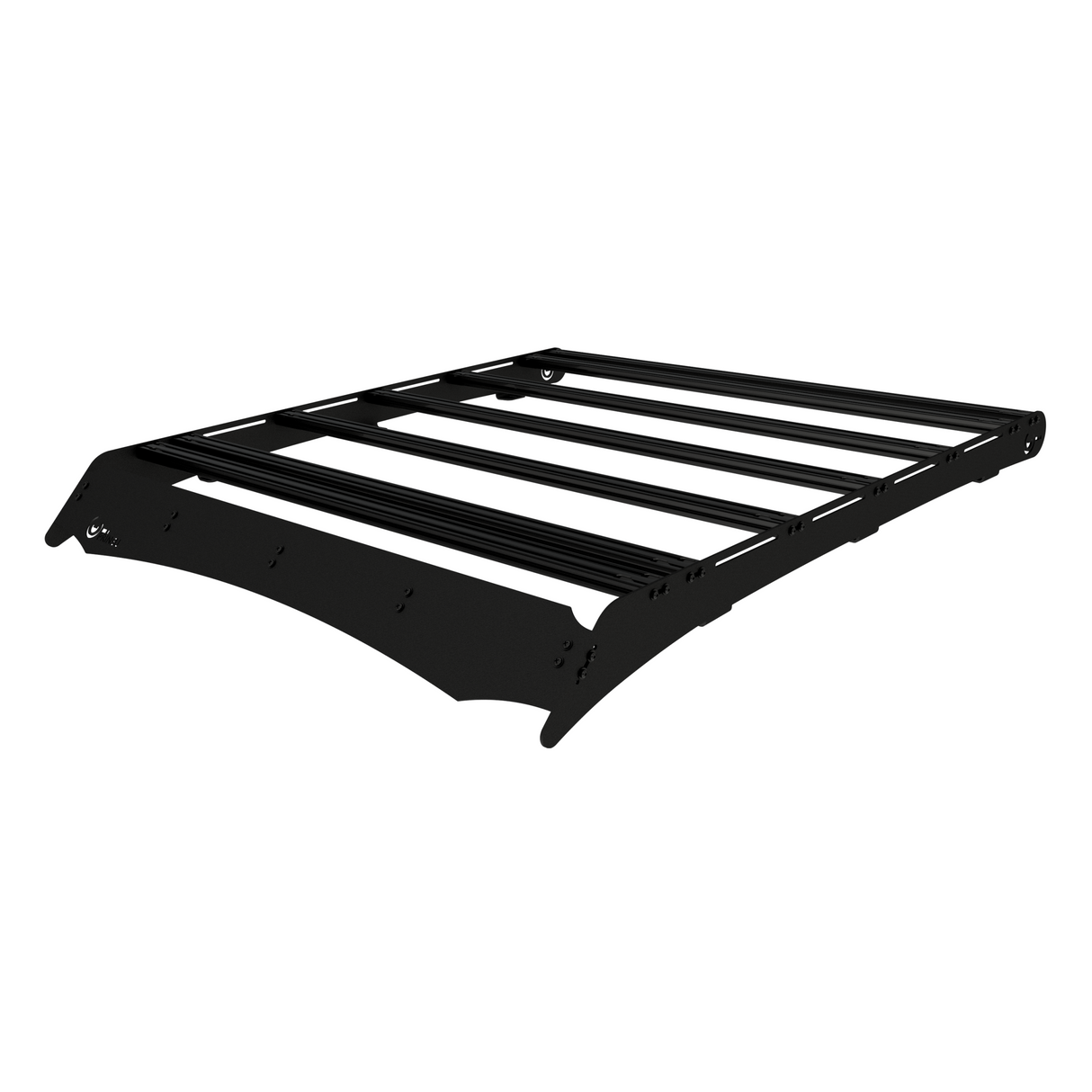 Prinsu - 3rd Gen Toyota Tundra Double Cab Roof Rack | 2022 / Standard / Black - 400-000-012-010