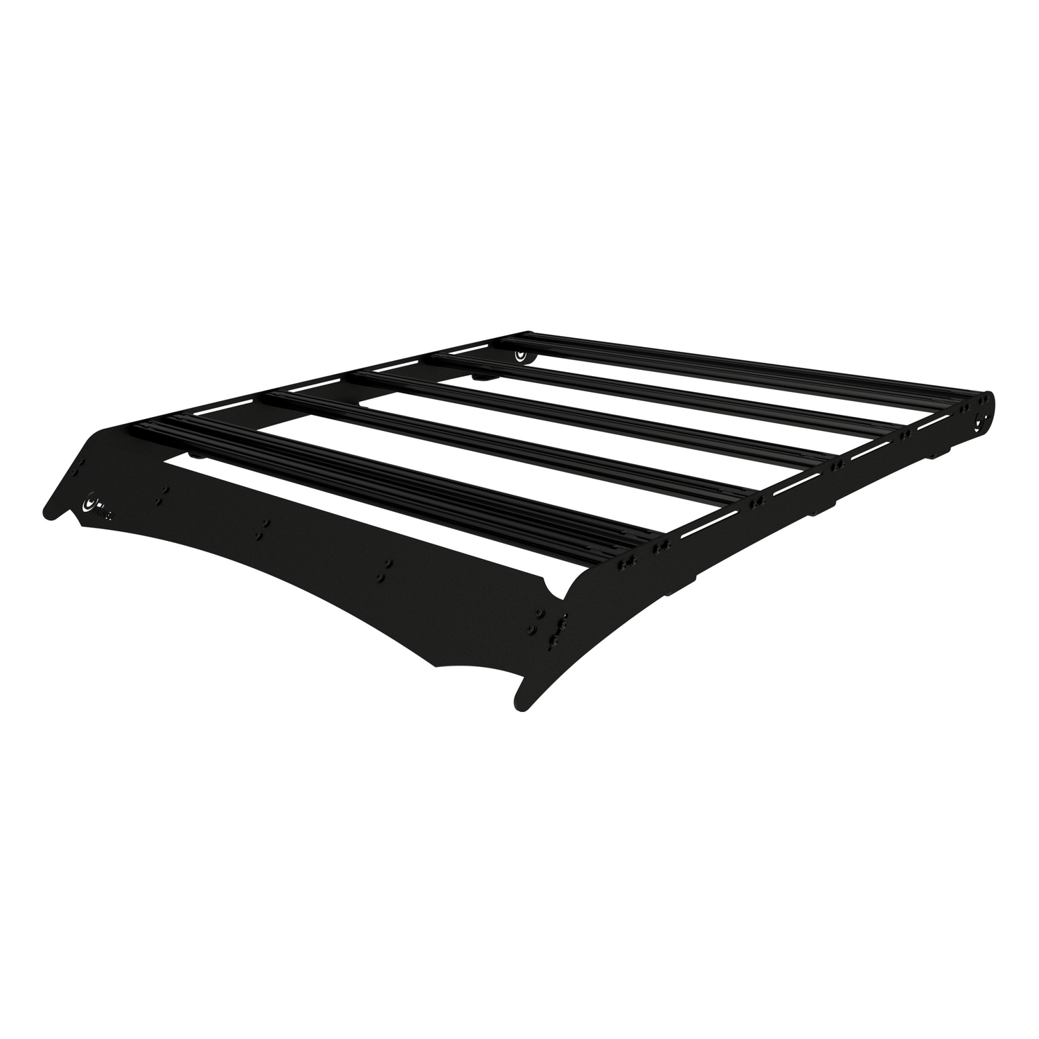 Prinsu - 3rd Gen Toyota Tundra Double Cab Roof Rack | 2022 / Standard / Black - 400-000-012-010