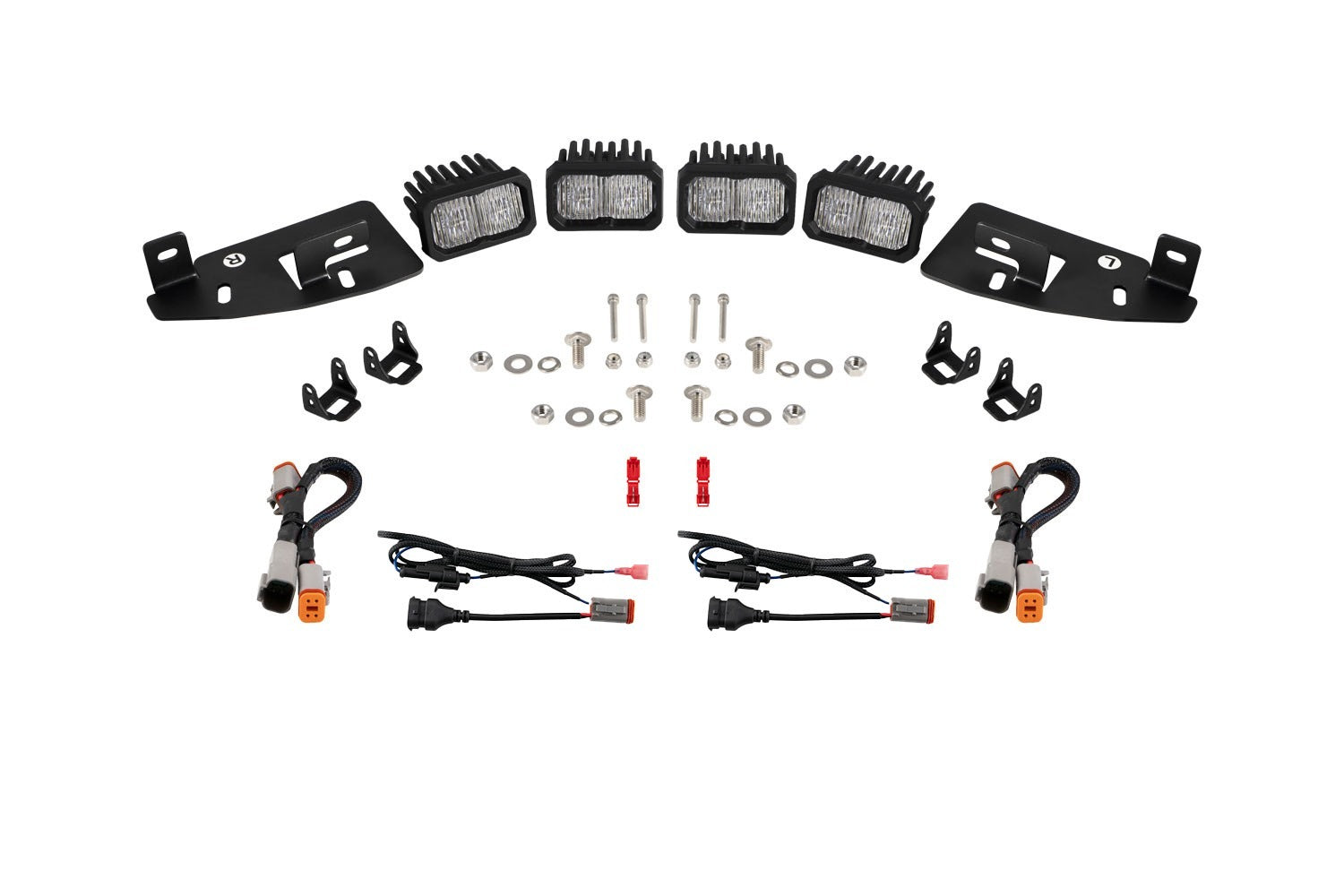 Diode Dynamics - SSC2 LED Fog Pocket Kit for 2019+ Ram, White Sport - DD7622