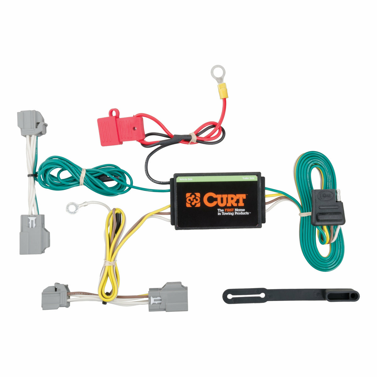 Curt - Custom Wiring Harness, 4-Way Flat Output, Select Cadillac CTS Sedan - 56207