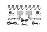 Diode Dynamics - Stage Series SXS Rock Light Installer Kit, RGBW M8 (8-pack) - DD7753