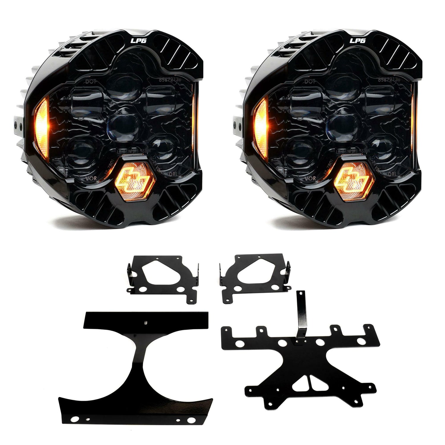 Baja Designs - 44-8113 DOT LP6 LED Headlight Kit