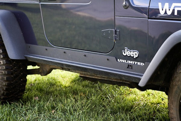 Rugged Ridge - Heavy Duty Side Rocker Guards; 04-06 Jeep Wrangler Unlimited LJ - 11504.16
