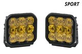 Diode Dynamics - SS5 LED Pod Sport Yellow Spot (pair) - DD6771P