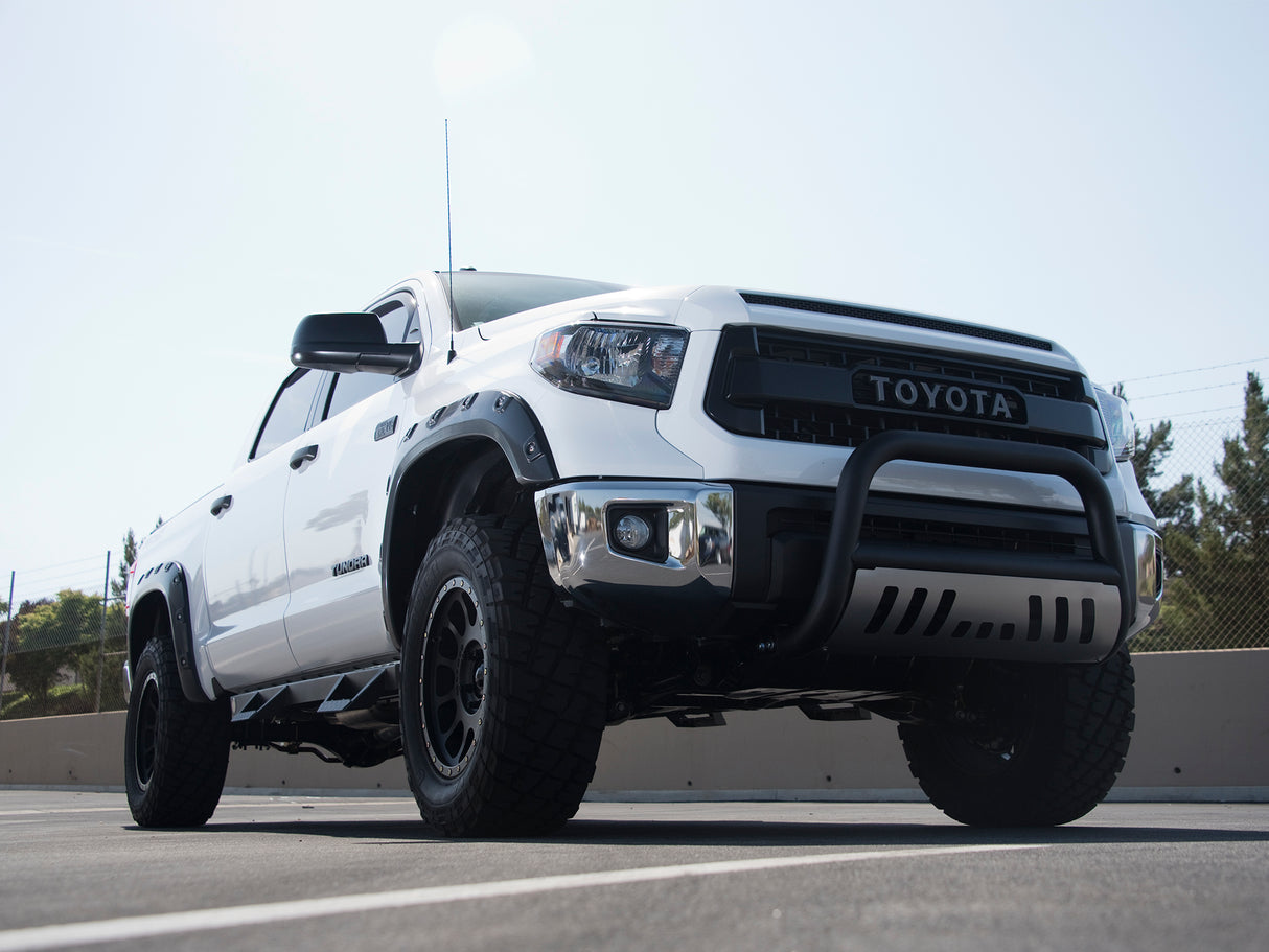 Armordillo 2005-2019 Nissan Frontier Classic Bull Bar - Matte Black W/Aluminum Skid Plate