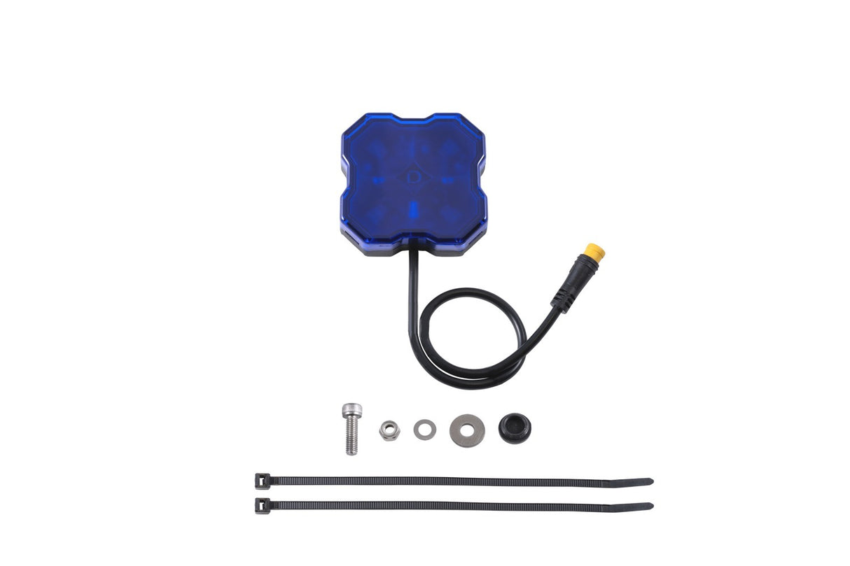 Diode Dynamics - Stage Series Single-Color LED Rock Light, Blue M8 (one) - DD7439