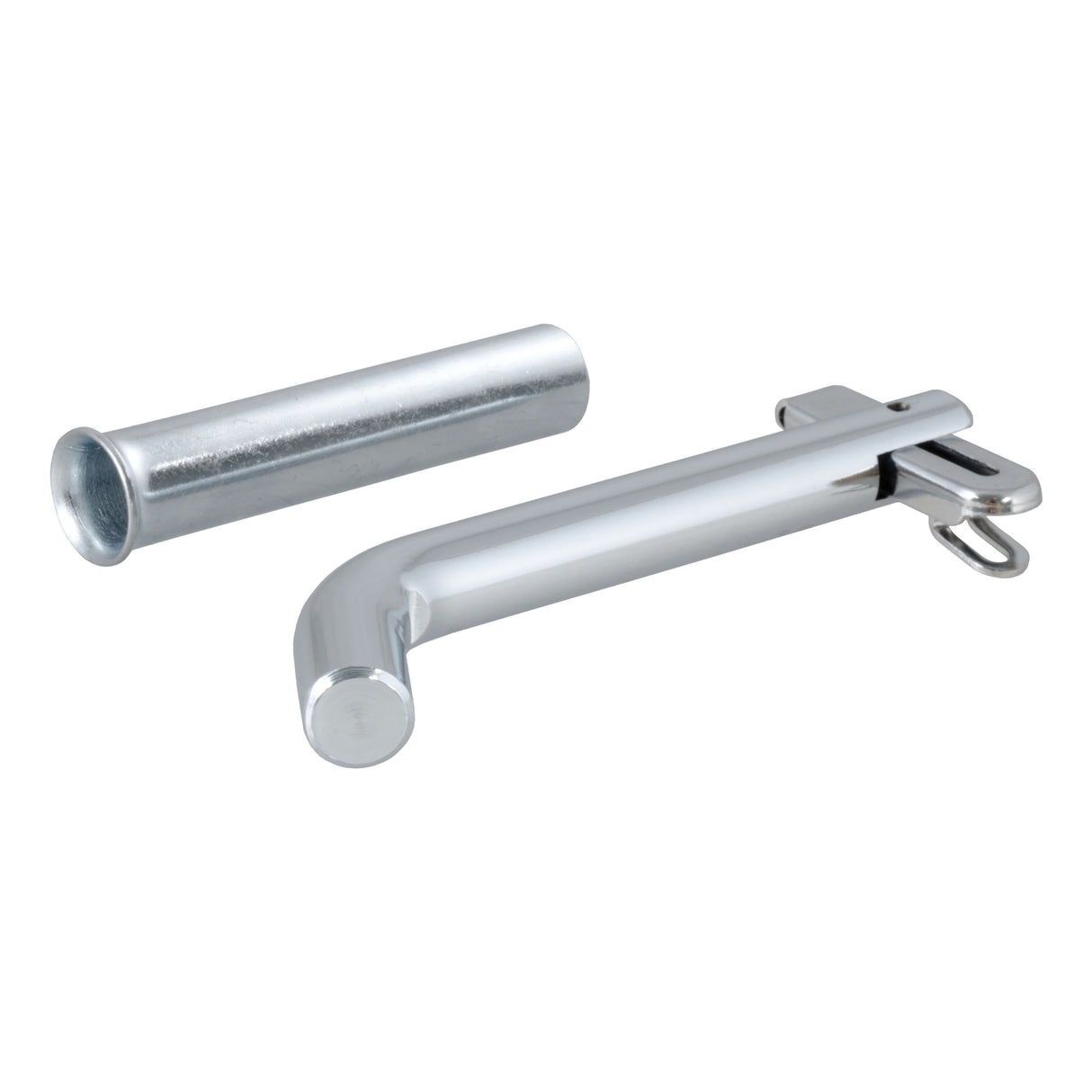 Curt - 1/2" Swivel Hitch Pin with 5/8" Adapter (1-1/4" or 2" Receiver, Zinc, Packaged) - 21561