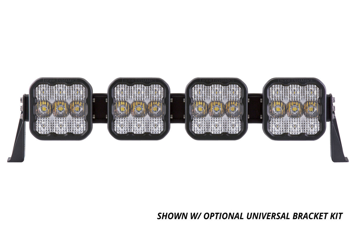 Diode Dynamics - SS5 Sport Universal CrossLink 4-Pod Lightbar White Combo - DD6794