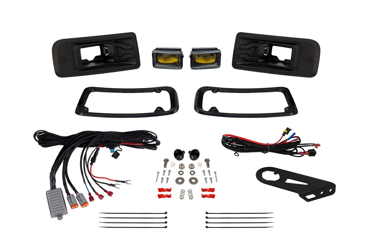 Diode Dynamics - Elite Series Add-On LED Fog Light Kit for 2022+ Ford Maverick, Yellow - DD7769