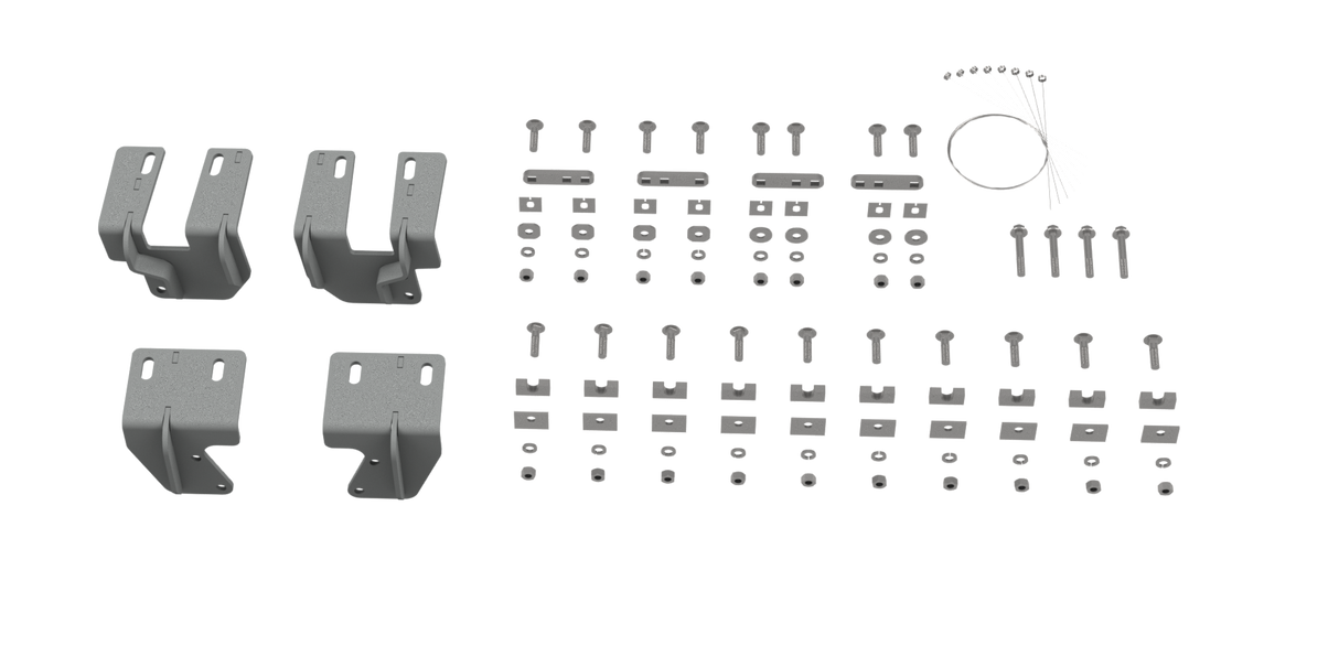 B&W - B&W Trailer Hitches RVR2505 Custom Installation Brackets For Universal Mounting Rails For Some GM Trucks