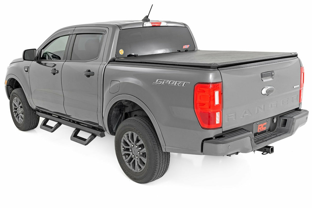 Rough Country - SRX2 Adjustable Aluminum Steps - Ford Ranger 2WD 4WD (2019-2023) - 51089