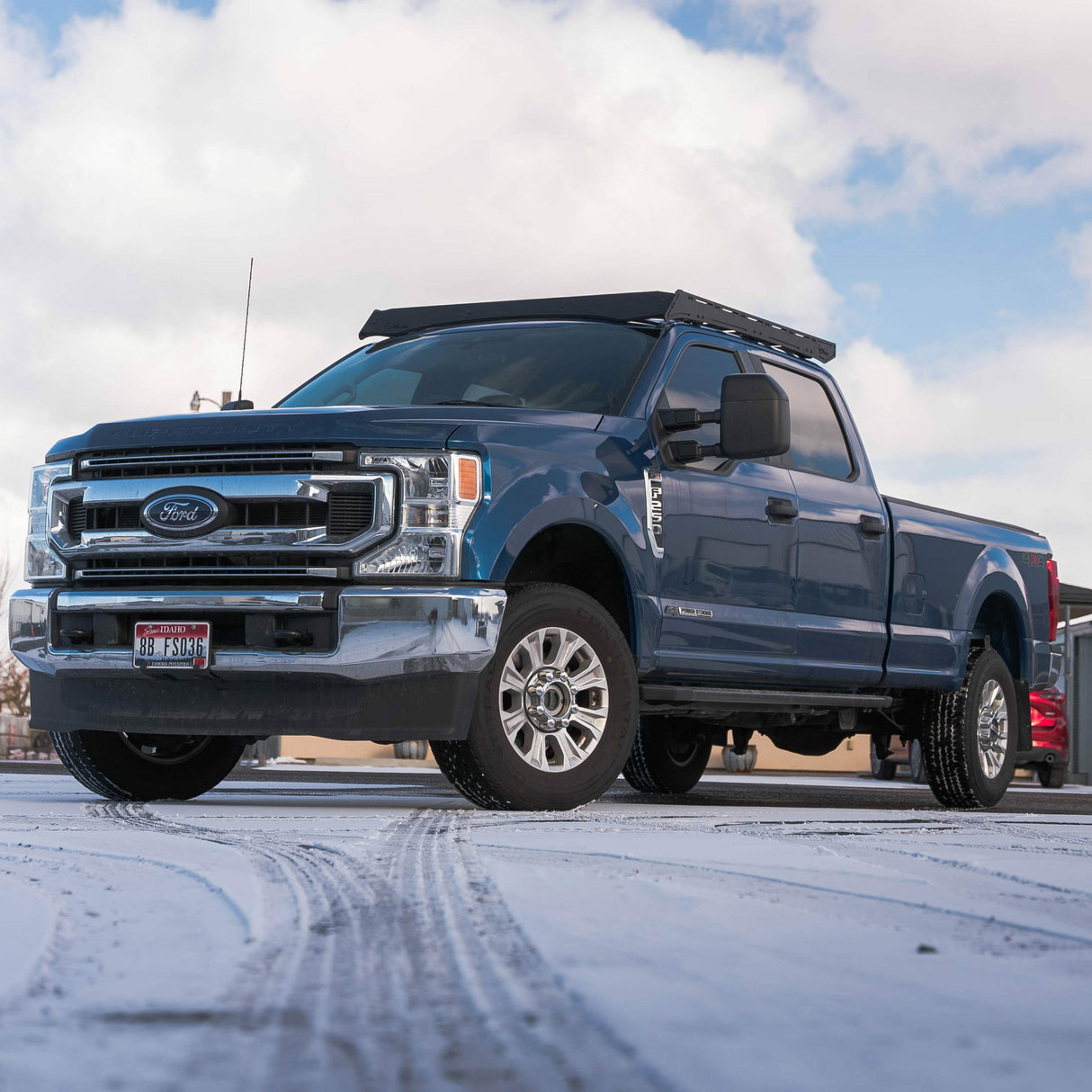 Prinsu - Ford Super Duty Prinsu Pro Roof Rack | 2017-Current - Light Bar Cutout - 400-002-017-009