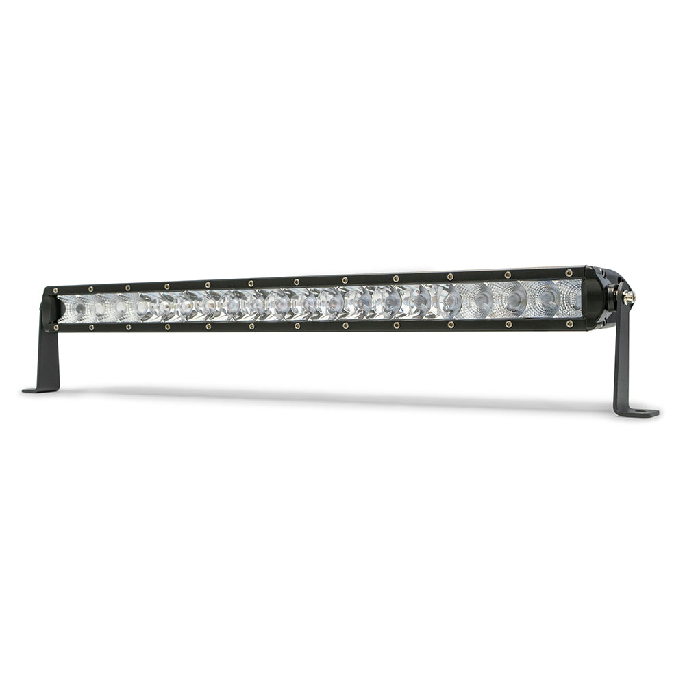 DV8 Offroad - Single Row LED Light Bar With Chrome Face - BS20E100W5W