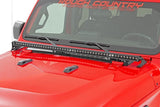 Rough Country - Jeep 50-inch LED Hood Kit (18-21 Wrangler JL, 20-21 Gladiator JT - Black-Series) - 70057