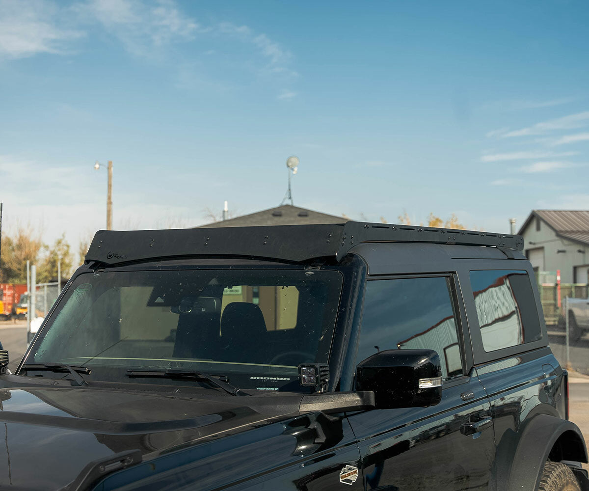 Prinsu - Ford Bronco 2 Door Hardtop Prinsu Pro Rack | 2021-2025 - Light Bar Cutout - 400-002-017-007