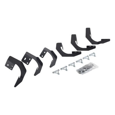 Go Rhino 6942066 - V-Series V3, RB30 and RB Slim Side Steps - MOUNTING BRACKETS ONLY - Textured Black